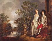 Thomas Gainsborough Heneage Lloyd and His Sister oil